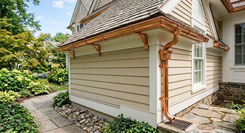 Copper Gutter Installation in Clarksville, TN