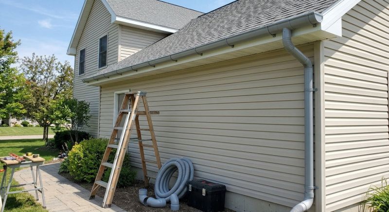 Pvc Downspout Installation in Longmont, CO